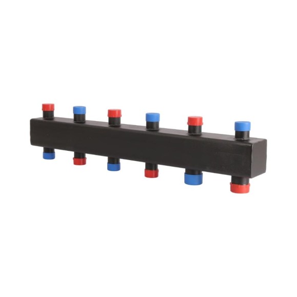 Коллектор ROMMER 3/5 отопительных контура, 1х1 1/4 RDG-0016-004035 RG008T2Q21Q3AD Коллектор ROMMER 3/5 отопительных контура, 1х1 1/4 RDG-0016-004035 RG008T2Q21Q3AD