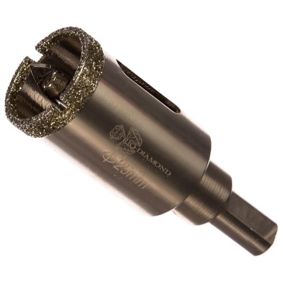 Коронка алмазная по керамике и кафелю с центрирующим сверлом TRIO-DIAMOND 25 мм 400025 Коронка алмазная по керамике и кафелю с центрирующим сверлом TRIO-DIAMOND 25 мм 400025
