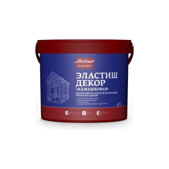 Штукатурка Декор Камешковая SP 20 Elastisch (25 кг; зерно 2.0 мм) Holzer 3318