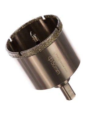 Коронка алмазная по керамике и кафелю с центрирующим сверлом TRIO-DIAMOND 50 мм 400050