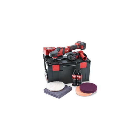 Аккумуляторная ротационная полировальная машинка FLEX PE 150 18.0-EC/5.0 P-Set 461229