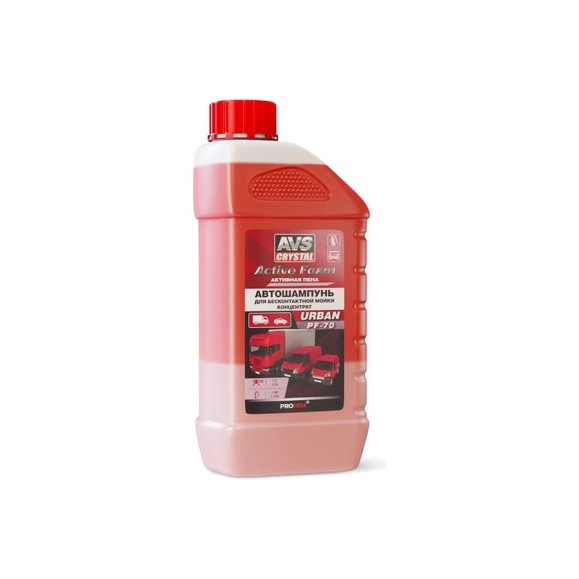 Автошампунь URBAN PF-70 для бесконтактной мойки Active Foam 1:7-10 1 л AVS A07832S