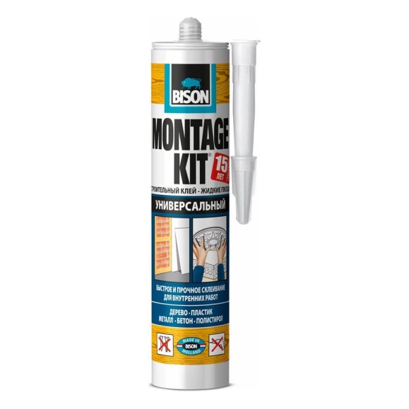 Клей BISON MONTAGEKIT УНИВЕРСАЛЬНЫЙ CRT 440G 6303904