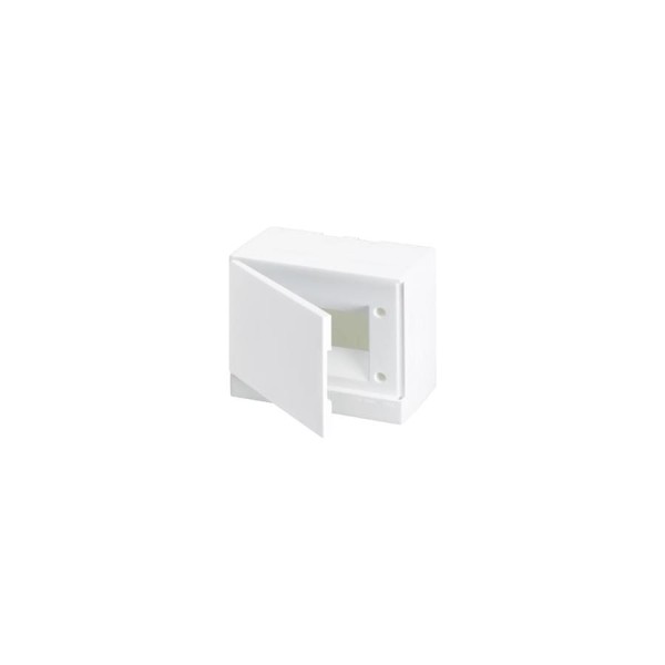 Бокс ABB навесной 6М белая дверь Basic E с клеммами 1SZR004002A2102