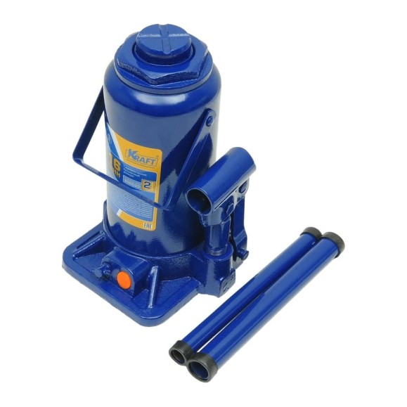 Бутылочный домкрат KRAFT 16 т, min 230mm-max 470mm KT 800020 Бутылочный домкрат KRAFT 16 т, min 230mm-max 470mm KT 800020