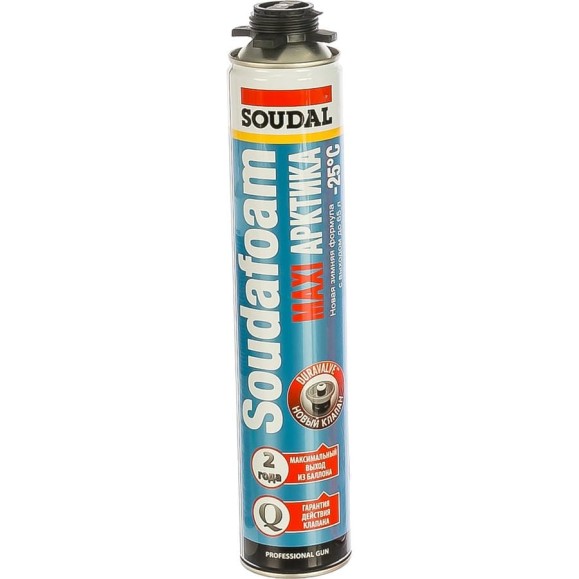 Зимняя пистолетная пена SOUDAL Соудафоам Макси 70 Арктик 121625