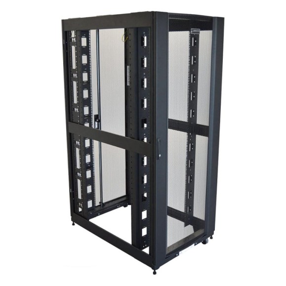 Шкаф LANMASTER DCS 48U 800x1070мм с перфорированными дверьми без боковых панелей LAN-DC-CBP-48Ux8x10