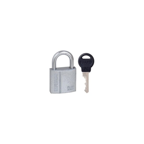 Навесной замок Fuaro PL-3032 32 мм 3 англ. кл. БЛИСТЕР 26337