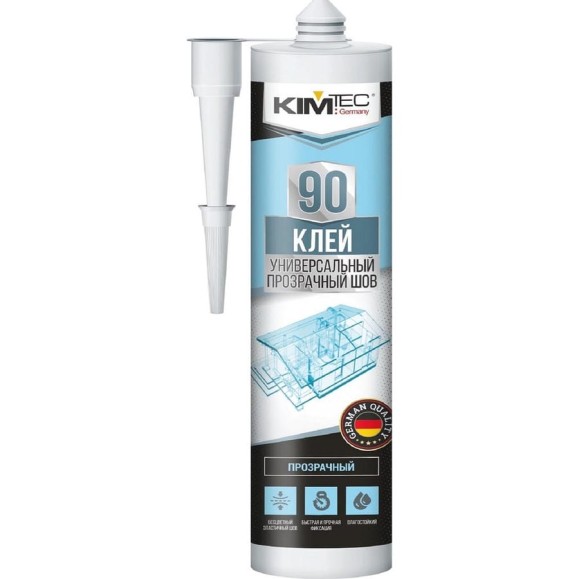 Клей 90 KIM TEC прозрачный шов 280мл 11602845