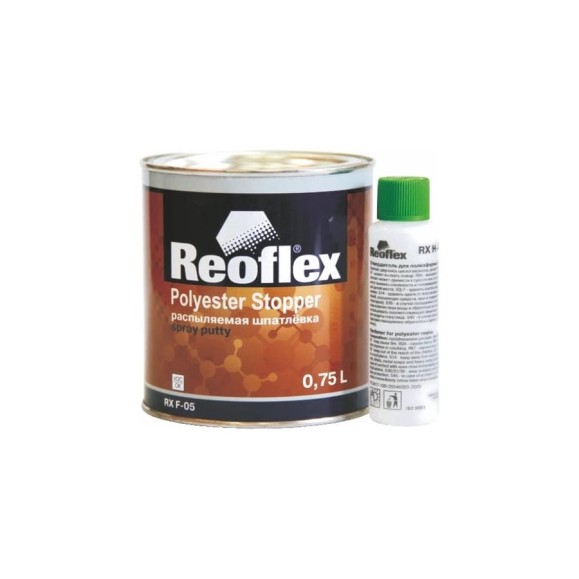 Распыляемая шпатлевка Reoflex Spray 0.8 л RX F-05/800