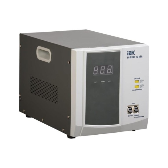 Стабилизатор напряжения IEK Ecoline 10 кВА переносной IVS26-1-10000
