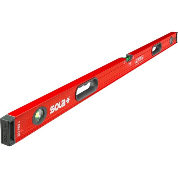 Уровень (L=150 см, 3 глазка) SOLA BIG RED 3 150 01219501