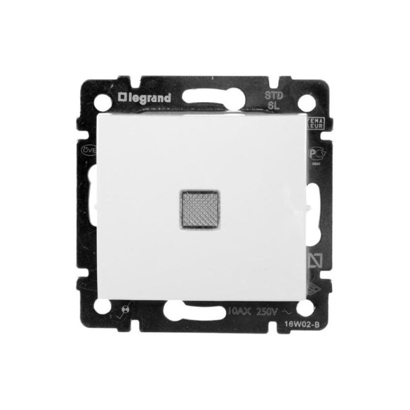 Переключатель Legrand перекрёстный одноклавишный с подсветкой Legrand Valena 10А 250В схема 7L винтовые зажимы белый 774448 Переключатель Legrand перекрёстный одноклавишный с подсветкой Legrand Valena 10А 250В схема 7L винтовые зажимы белый 774448