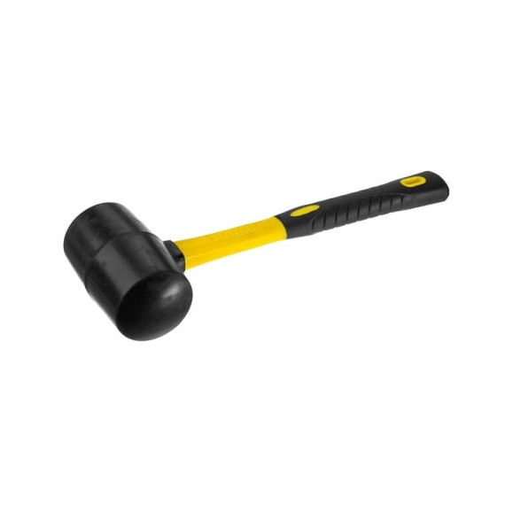 Резиновая черная киянка с фибергласовой ручкой 230г STAYER PROFESSIONAL 2054-40