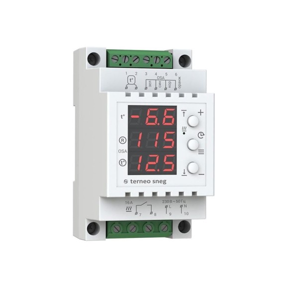Терморегулятор Terneo Sneg R10-4 4820120221644 Терморегулятор Terneo Sneg R10-4 4820120221644