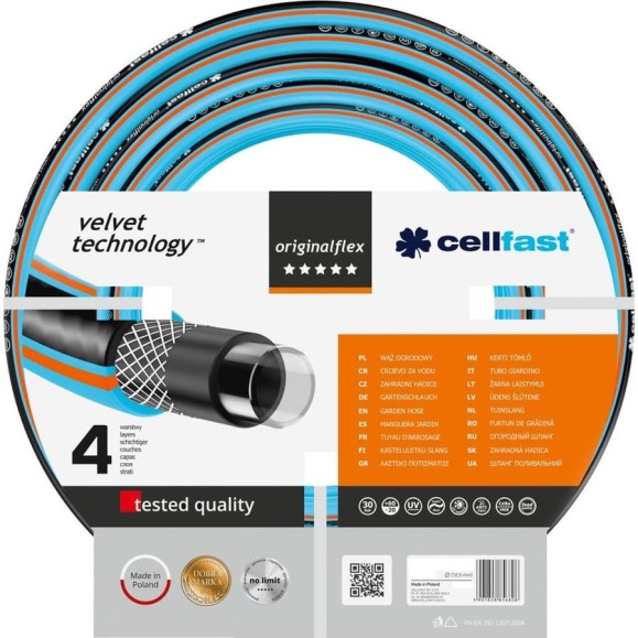 Садовый шланг Cellfast ORIGINALFLEX VT 3/4'' 25 м 17-120 Садовый шланг Cellfast ORIGINALFLEX VT 3/4'' 25 м 17-120
