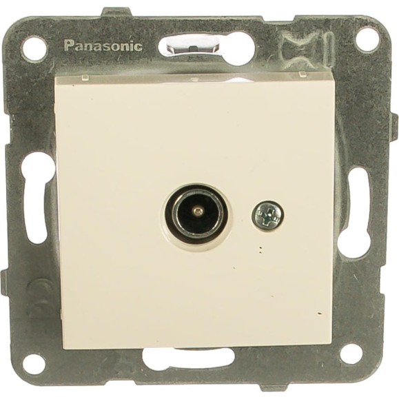 Розетка TV Panasonic МОДУЛЬ Karre Plus концевая белая 54905 WKTT0451-2WH