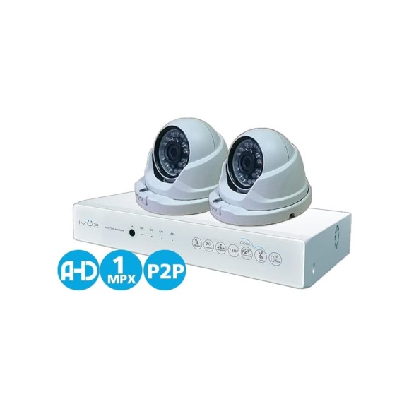 Комплект видеонаблюдения AHD 1MPX Для Дома и Офиса 4+2 IVUE IVUE-D5004 AHC-D2 Комплект видеонаблюдения AHD 1MPX Для Дома и Офиса 4+2 IVUE IVUE-D5004 AHC-D2