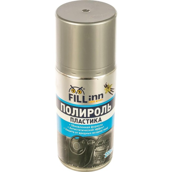 Полироль пластика для приборной панели, ваниль, 210 мл Fill Inn FL122 71122