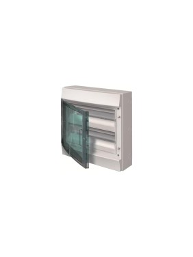 Настенный бокс ABB Mistral65 36М прозрачная дверь 2 ряда без клемм серый 1SL1205A00