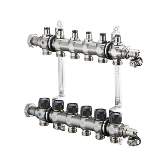 Распределительный коллектор Oventrop 1", Multidis SF 6 1404556