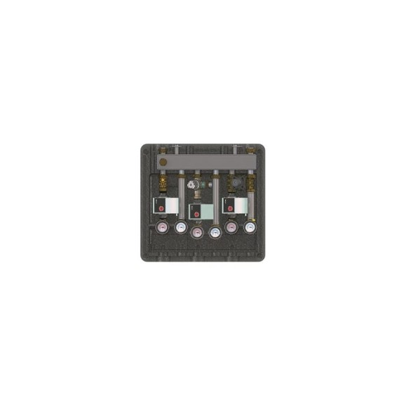 Гребёнка, DN20, с гидрострелкой, 1", 3 контура, размер отвода-1", 2 м3/ч ELSEN EWG20.03