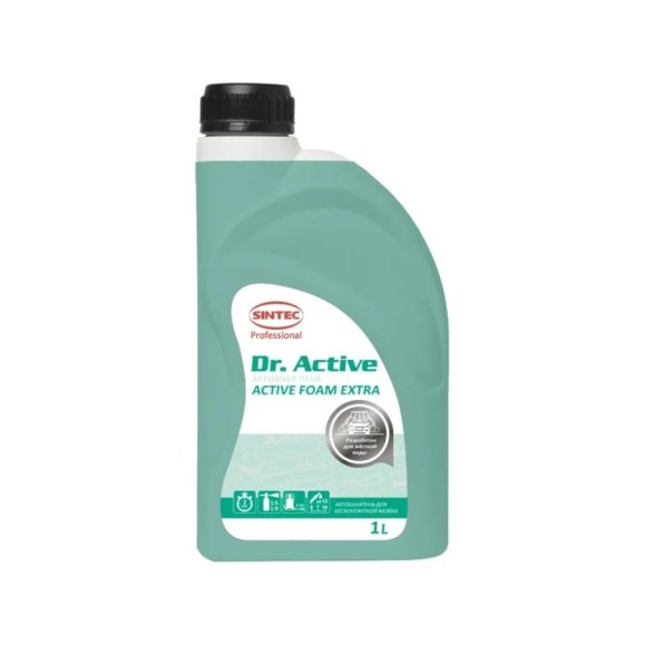 Автошампунь Sintec Dr.Activ Active Foam Extra 1 л для бесконтактной мойки Обнинскоргсинтез 801729