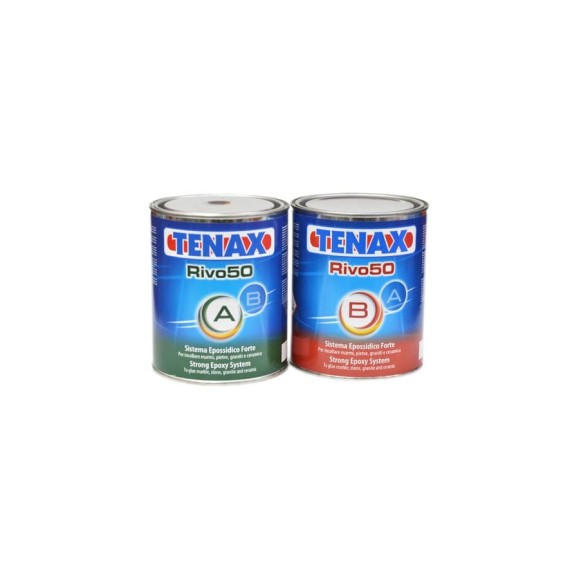 Эпоксидный клей Tenax Rivo-50 бежевый/густой 1,0+1,0л 039210105