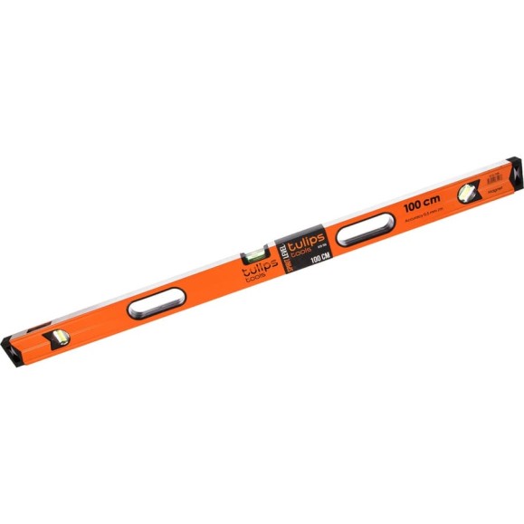 Уровень 100 см 3 глазка рукоятки Tulips tools II13-724 Уровень 100 см 3 глазка рукоятки Tulips tools II13-724