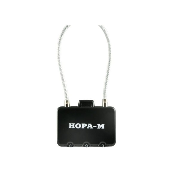 Навесной кодовый замок НОРА-М 609 черный 17086