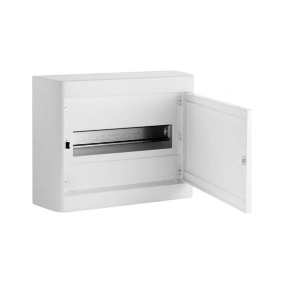 Накладной распределительный щит Legrand Nedbox с белой дверью 1 рейка х 12 (+1) модулей 601236