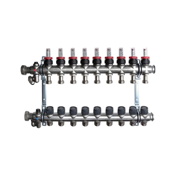 Распределительный коллектор Oventrop 1", Multidis SF 9 1404359