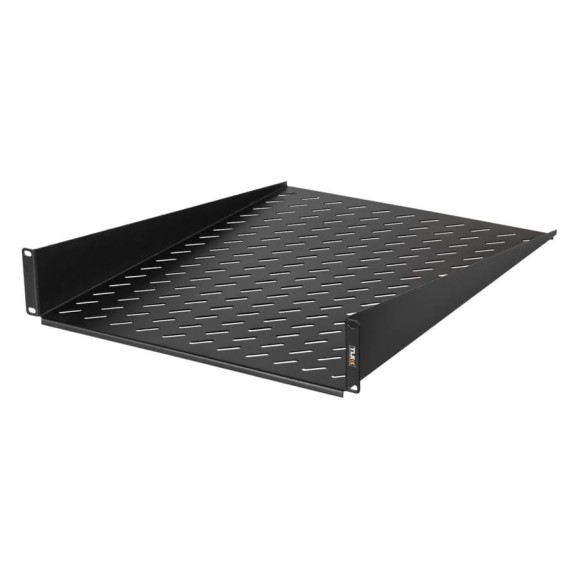 Фронтальная полка TLK 19, 2U, Г600мм, черная TLК-SHFR-600-BK