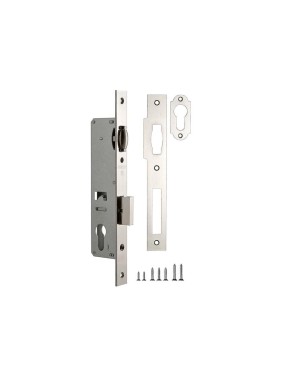 Корпус узкопрофильного замка с роликовой защелкой Fuaro 155-30 CP хром 27557