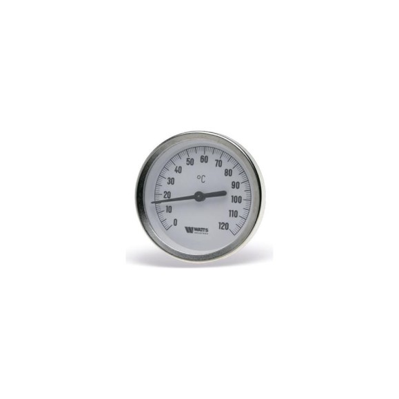 Термометр биметаллический F+R801 OR 63mm 0-120C, гильза 50 мм Watts 10005800 Термометр биметаллический F+R801 OR 63mm 0-120C, гильза 50 мм Watts 10005800