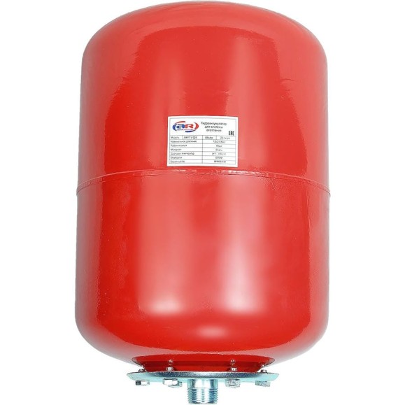Гидроаккумулятор стальной, красный AquamotoR ARPT V 024 AR201013