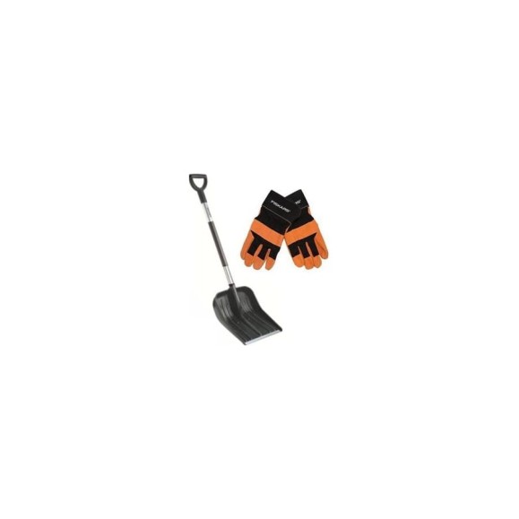 Лопата для снега + перчатки FISKARS