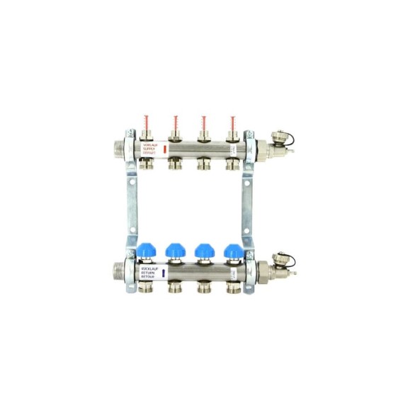 Коллекторная группа Uni-Fitt Н 1"х3/4", 2 выхода, нержавеющая сталь 455W4302 Коллекторная группа Uni-Fitt Н 1"х3/4", 2 выхода, нержавеющая сталь 455W4302