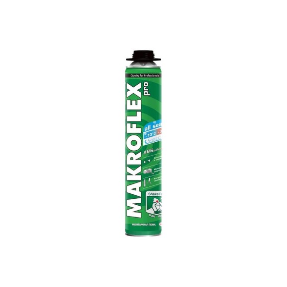 Профессиональная монтажная пена Makroflex SHAKETEC ПРО /0,75л/ всесезонная 2050726 тов-167366 Профессиональная монтажная пена Makroflex SHAKETEC ПРО /0,75л/ всесезонная 2050726 тов-167366