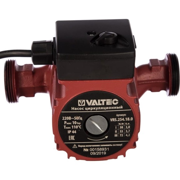 Циркуляционный насос Valtec VRS 25/4-180 VRS.254.18.0 Циркуляционный насос Valtec VRS 25/4-180 VRS.254.18.0