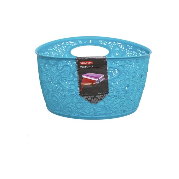 Корзина CURVER VICTORIA mini бирюзовая 226556