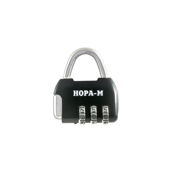 Навесной кодовый замок НОРА-М 617 черный 17084