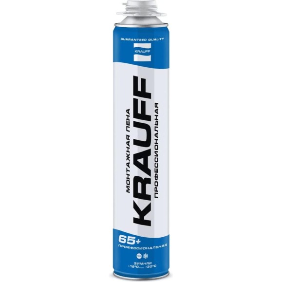Профессисональная монтажная пена KRAUFF 65+ зимняя, 950гр 00135