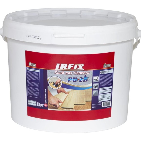 Двухкомпонентный клей для паркета IRFIX PU 2K 10 кг 40003
