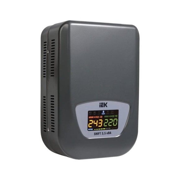 Стабилизатор напряжения IEK Shift 3.5кВА настенный IVS12-1-03500 300289
