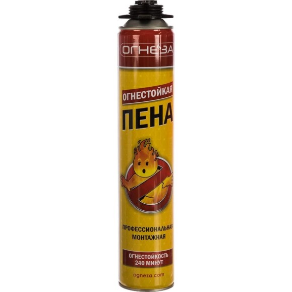 Огнестойкая монтажная профессиональная пена Огнеза EI240, 935 г 105248