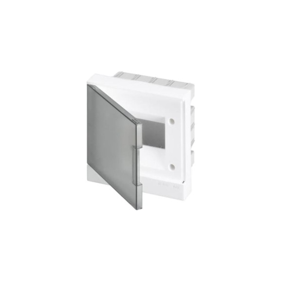 Бокс в нишу ABB, 12М, белая дверь, Basic E, с клеммами 1SZR004002A1104