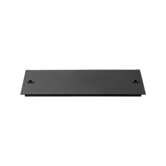 Металлическая фальш-панель LANMASTER 19" 2U, быстросъемная, черная LAN-DC-TLMFP-2U