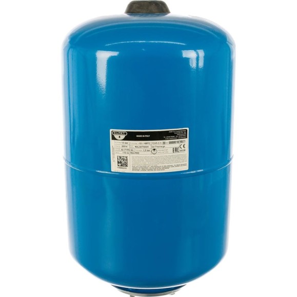 Гидроаккумулятор вертикальный ULTRA-PRO 24 л, 10 Бар, 1" G, EPDM, синий ZILMET 1100002418 Гидроаккумулятор вертикальный ULTRA-PRO 24 л, 10 Бар, 1" G, EPDM, синий ZILMET 1100002418