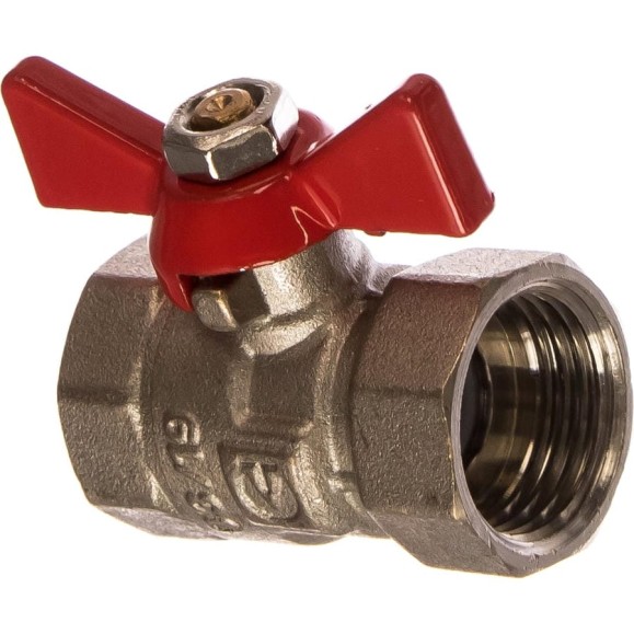 Шаровой кран, рукоятка бабочка 1/2 вн.-вн. Valtec COMPACT VT.092.N.04